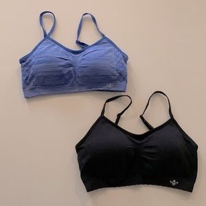 Lily of France 2 Pack Padded Cami Bras Adjustable Straps